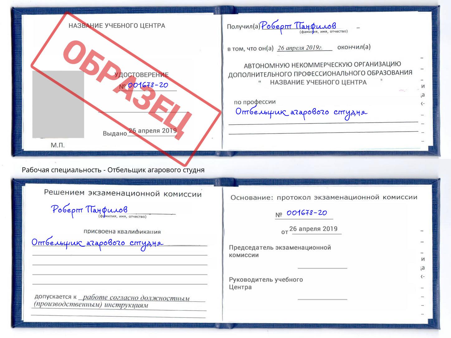 Отбельщик агарового студня Чита